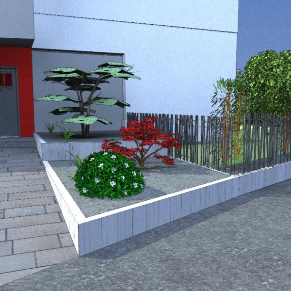 Aménagements extérieurs autour de Saint-Louis dans le Haut-Rhin Kingersheim 1